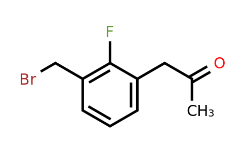 1805691-87-5 | 1-(3-(Bromomethyl)-2-fluorophenyl)propan-2-one