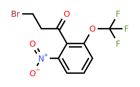 1805695-92-4 | 3-Bromo-1-(2-nitro-6-(trifluoromethoxy)phenyl)propan-1-one