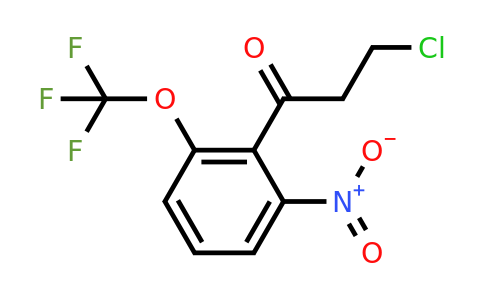 1805695-99-1 | 3-Chloro-1-(2-nitro-6-(trifluoromethoxy)phenyl)propan-1-one