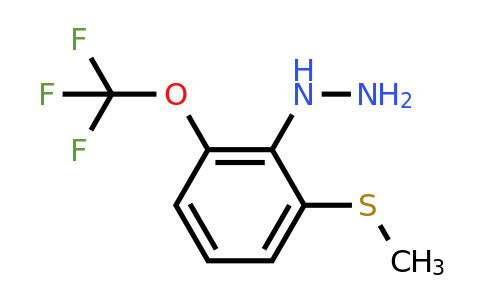 1805696-03-0 | 1-(2-(Methylthio)-6-(trifluoromethoxy)phenyl)hydrazine