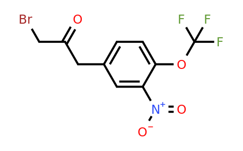 1805696-08-5 | 1-Bromo-3-(3-nitro-4-(trifluoromethoxy)phenyl)propan-2-one