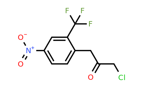 1805696-30-3 | 1-Chloro-3-(4-nitro-2-(trifluoromethyl)phenyl)propan-2-one