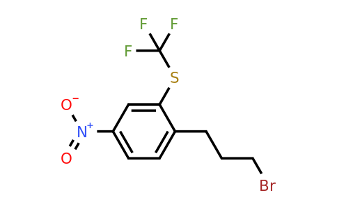 1805696-36-9 | 1-(3-Bromopropyl)-4-nitro-2-(trifluoromethylthio)benzene