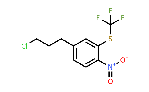1805696-38-1 | 1-(3-Chloropropyl)-4-nitro-3-(trifluoromethylthio)benzene