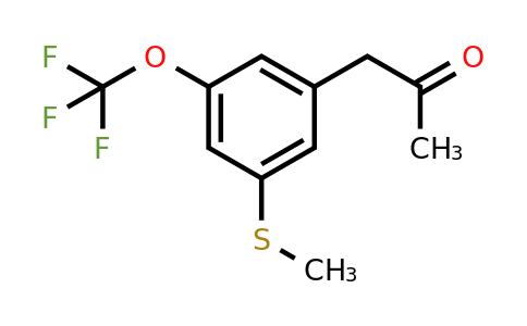 1805696-41-6 | 1-(3-(Methylthio)-5-(trifluoromethoxy)phenyl)propan-2-one