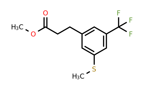 1805696-63-2 | Methyl 3-(3-(methylthio)-5-(trifluoromethyl)phenyl)propanoate