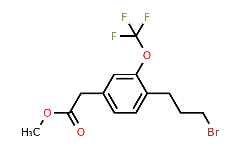 Methyl 4-(3-bromopropyl)-3-(trifluoromethoxy)phenylacetate