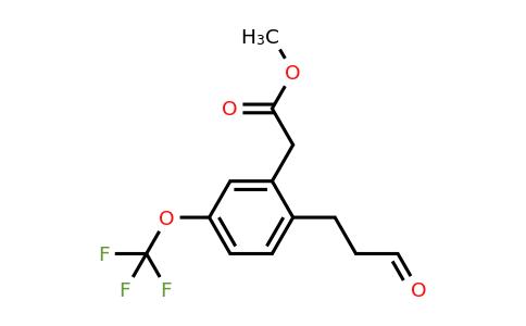 1805697-36-2 | Methyl 2-(3-oxopropyl)-5-(trifluoromethoxy)phenylacetate
