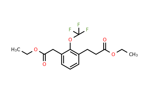 1805697-48-6 | Ethyl 3-(3-ethoxy-3-oxopropyl)-2-(trifluoromethoxy)phenylacetate