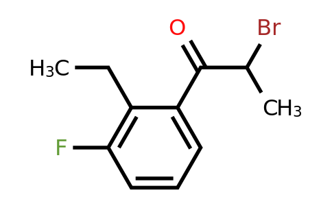 1805697-55-5 | 2-Bromo-1-(2-ethyl-3-fluorophenyl)propan-1-one
