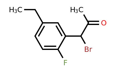 1805697-65-7 | 1-Bromo-1-(5-ethyl-2-fluorophenyl)propan-2-one