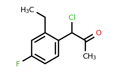 1805697-68-0 | 1-Chloro-1-(2-ethyl-4-fluorophenyl)propan-2-one