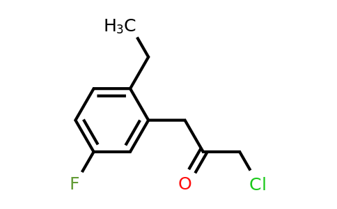 1805697-70-4 | 1-Chloro-3-(2-ethyl-5-fluorophenyl)propan-2-one