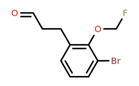 1805697-86-2 | 3-(3-Bromo-2-(fluoromethoxy)phenyl)propanal