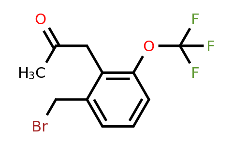 1805698-21-8 | 1-(2-(Bromomethyl)-6-(trifluoromethoxy)phenyl)propan-2-one