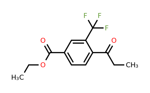 1805698-26-3 | Ethyl 4-propionyl-3-(trifluoromethyl)benzoate