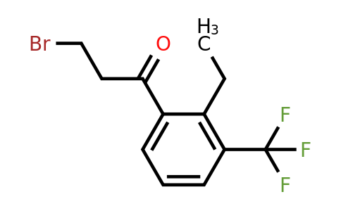 1805698-29-6 | 3-Bromo-1-(2-ethyl-3-(trifluoromethyl)phenyl)propan-1-one
