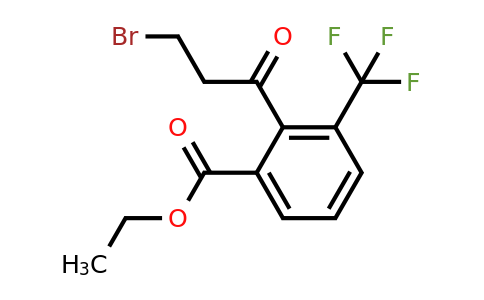 1805698-30-9 | Ethyl 2-(3-bromopropanoyl)-3-(trifluoromethyl)benzoate