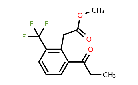 1805698-74-1 | Methyl 2-propionyl-6-(trifluoromethyl)phenylacetate