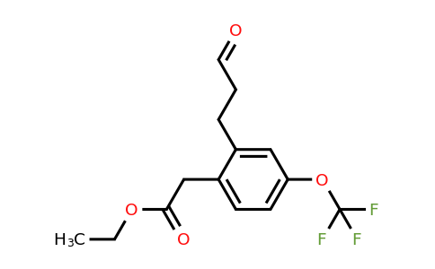 1805698-81-0 | Ethyl 2-(3-oxopropyl)-4-(trifluoromethoxy)phenylacetate
