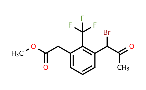 1805699-04-0 | Methyl 3-(1-bromo-2-oxopropyl)-2-(trifluoromethyl)phenylacetate
