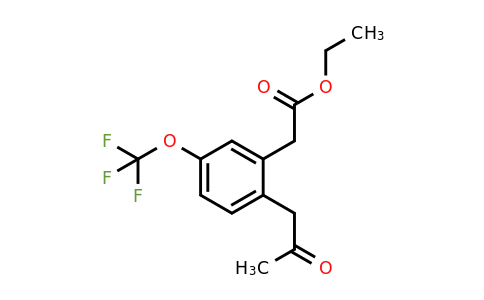 1805699-24-4 | Ethyl 2-(2-oxopropyl)-5-(trifluoromethoxy)phenylacetate