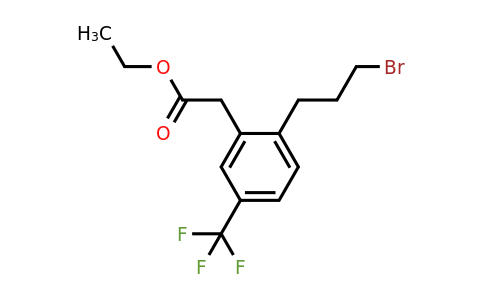 1805699-25-5 | Ethyl 2-(3-bromopropyl)-5-(trifluoromethyl)phenylacetate