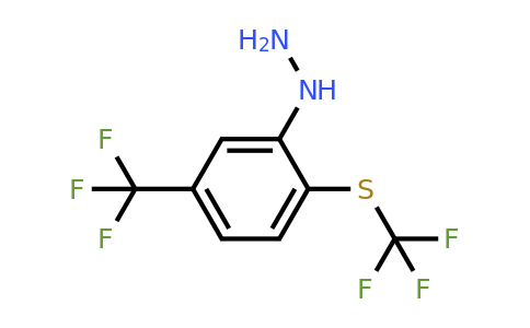 1805699-48-2 | 1-(5-(Trifluoromethyl)-2-(trifluoromethylthio)phenyl)hydrazine