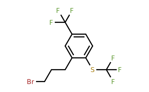 1805699-70-0 | 3-(3-Bromopropyl)-4-(trifluoromethylthio)benzotrifluoride