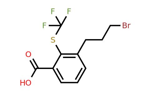 1805700-00-8 | 3-(3-Bromopropyl)-2-(trifluoromethylthio)benzoic acid