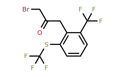 1805700-03-1 | 1-Bromo-3-(2-(trifluoromethyl)-6-(trifluoromethylthio)phenyl)propan-2-one