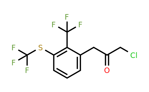 1805700-14-4 | 1-Chloro-3-(2-(trifluoromethyl)-3-(trifluoromethylthio)phenyl)propan-2-one