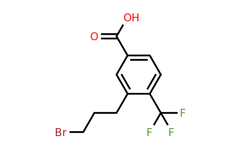 1805700-31-5 | 3-(3-Bromopropyl)-4-(trifluoromethyl)benzoic acid