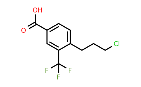 1805700-37-1 | 4-(3-Chloropropyl)-3-(trifluoromethyl)benzoic acid