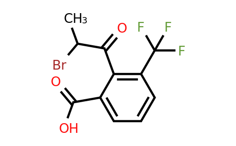 1805700-45-1 | 2-(2-Bromopropanoyl)-3-(trifluoromethyl)benzoic acid
