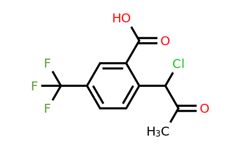 1805700-79-1 | 2-(1-Chloro-2-oxopropyl)-5-(trifluoromethyl)benzoic acid