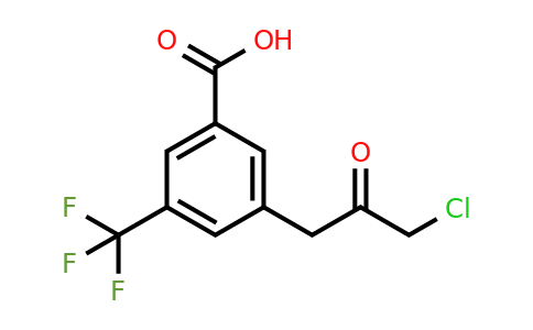 1805700-84-8 | 3-(3-Chloro-2-oxopropyl)-5-(trifluoromethyl)benzoic acid