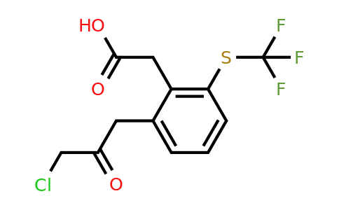 1805700-96-2 | 2-(3-Chloro-2-oxopropyl)-6-(trifluoromethylthio)phenylacetic acid