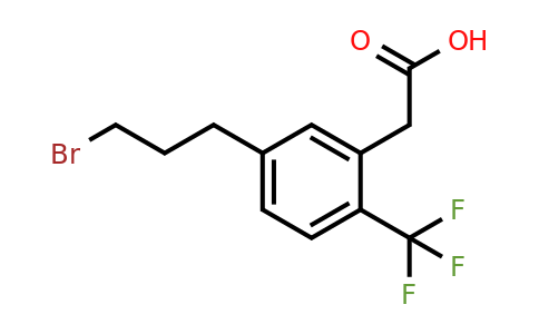 1805701-05-6 | 5-(3-Bromopropyl)-2-(trifluoromethyl)phenylacetic acid