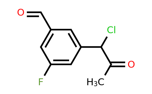 1805701-07-8 | 3-(1-Chloro-2-oxopropyl)-5-fluorobenzaldehyde