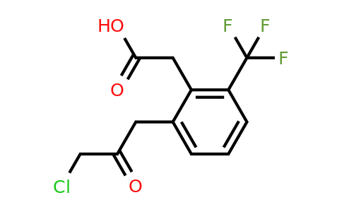 1805701-54-5 | 2-(3-Chloro-2-oxopropyl)-6-(trifluoromethyl)phenylacetic acid