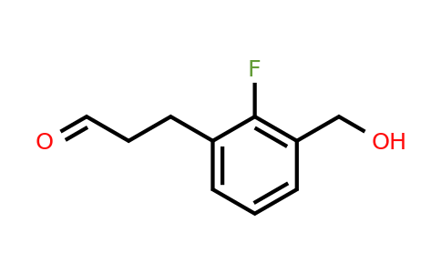 1805701-67-0 | 3-(2-Fluoro-3-(hydroxymethyl)phenyl)propanal