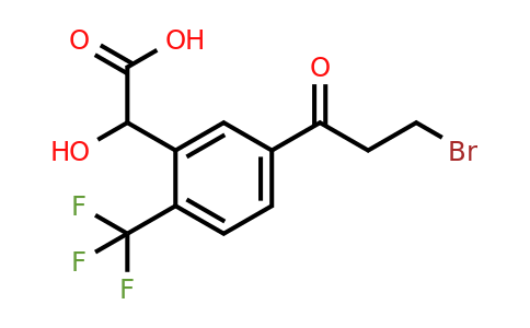 1805702-28-6 | 5-(3-Bromopropanoyl)-2-(trifluoromethyl)mandelic acid
