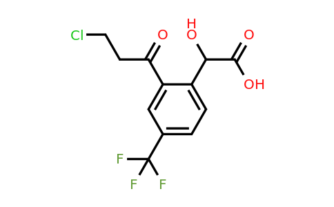 1805702-37-7 | 2-(3-Chloropropanoyl)-4-(trifluoromethyl)mandelic acid