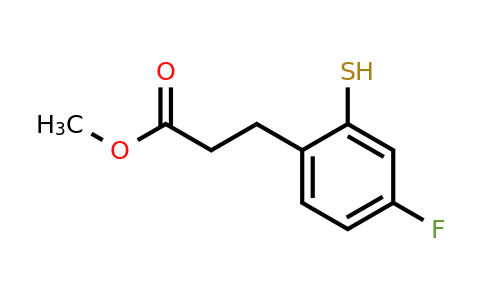 1805702-50-4 | Methyl 4-fluoro-2-mercaptophenylpropanoate