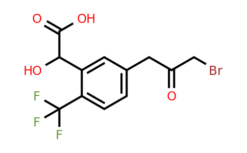 1805702-61-7 | 5-(3-Bromo-2-oxopropyl)-2-(trifluoromethyl)mandelic acid