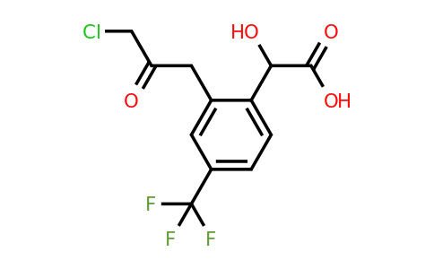 1805702-67-3 | 2-(3-Chloro-2-oxopropyl)-4-(trifluoromethyl)mandelic acid