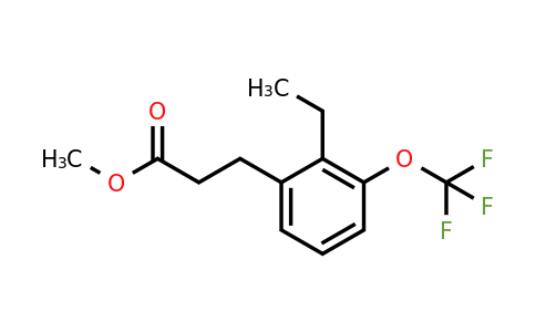 1805702-79-7 | Methyl 3-(2-ethyl-3-(trifluoromethoxy)phenyl)propanoate
