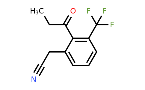 1805703-11-0 | 2-Propionyl-3-(trifluoromethyl)phenylacetonitrile
