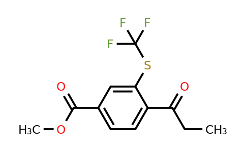 1805703-15-4 | Methyl 4-propionyl-3-(trifluoromethylthio)benzoate